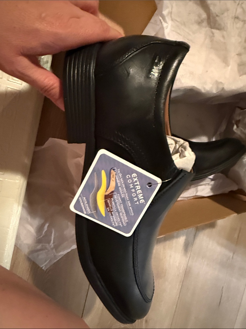 BRAND NEW- Clark’s Black Slip-On Comfort Clog - Picture 5 of 7